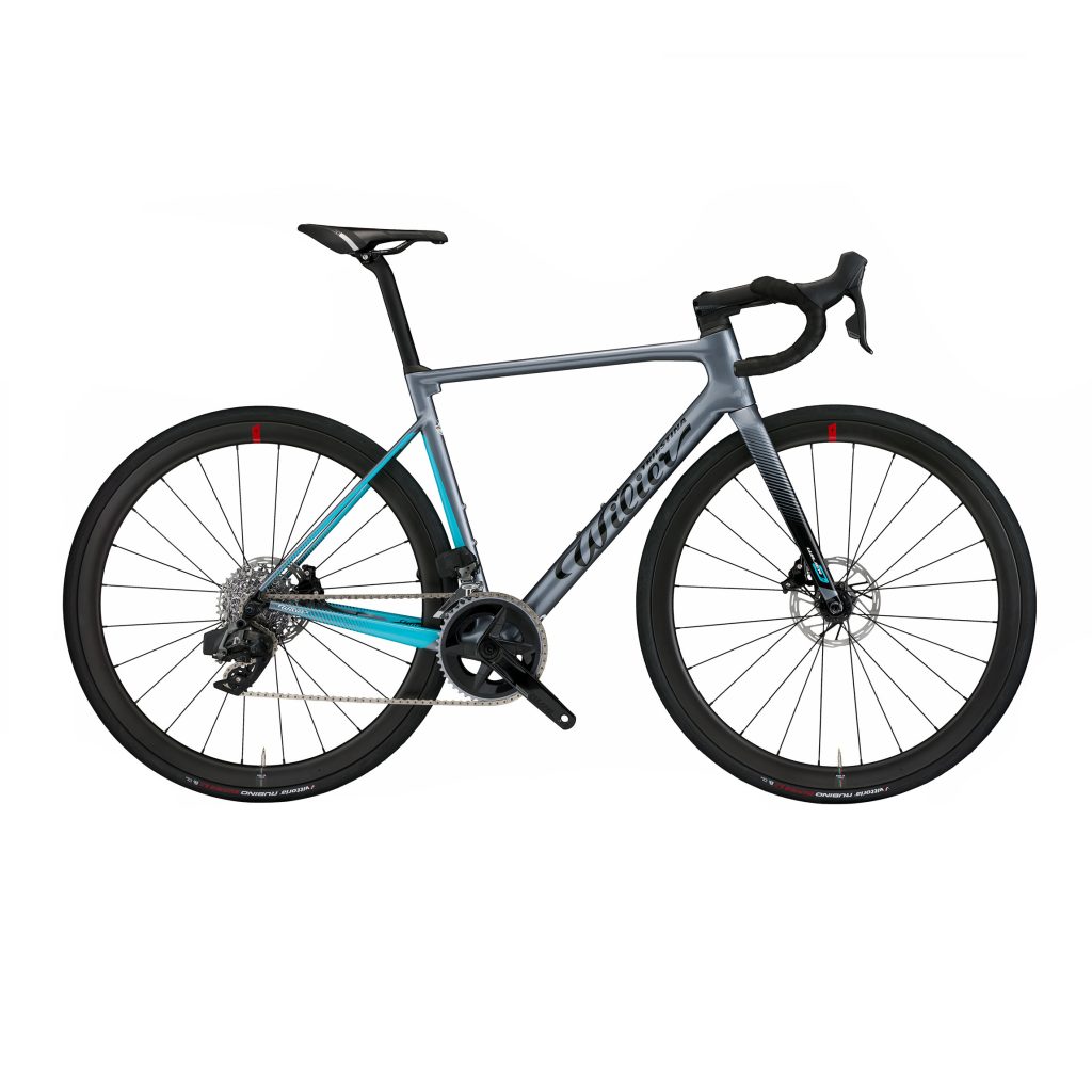 Bicicletta WILIER 0 SL Disc Shimano Ultegra Grigio-Azzurro Lucido