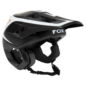 Casco FOX Racing Dropframe Pro Dvide Nero Arancione MIPS