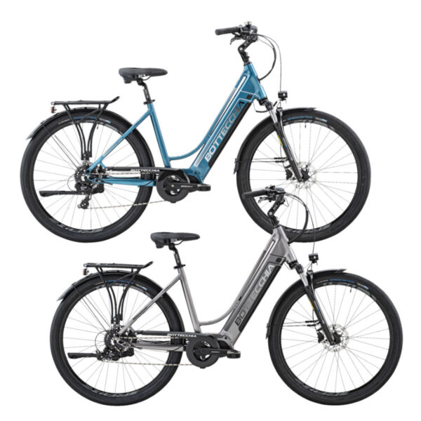 Bicicletta BOTTECCHIA BE22 Cambridge Donna 28” Oli Plus eBike Trekking Shimano TX800 8s 630Wh